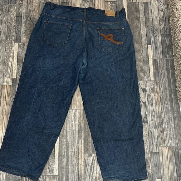 🔥🔥 ROCAWEAR Designer Denim Medium Wash Blue Jeans - Men Size 46 - EXCELLENT - Picture 1 of 9